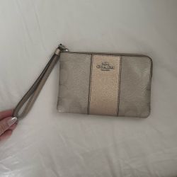 Coach Signature Wristlet