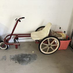 Vintage three wheel bike
