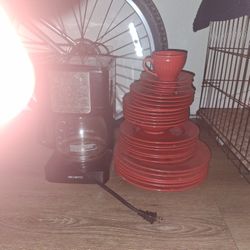 Bike, 30$ Plates ,10$coffee Maker 10