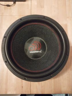 Massive Audio SUMMO XL Series 15" 3000W Dual 4 Ohm Subwoofer SUMMOXL154