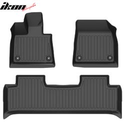 Fits 2025-2026 Polestar Polestar 3 TPE All Weather 3D Floor Mats Cargo Liner Carpets