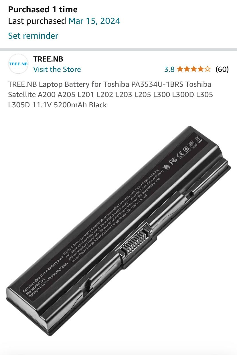 Laptop Battery