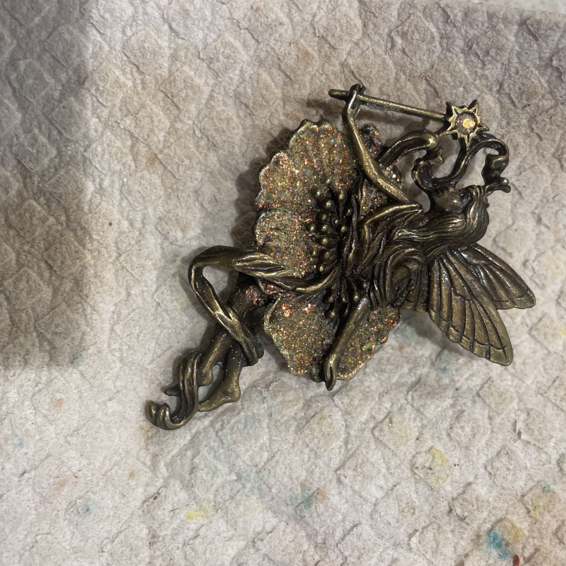 Sparkling Angel Brooch