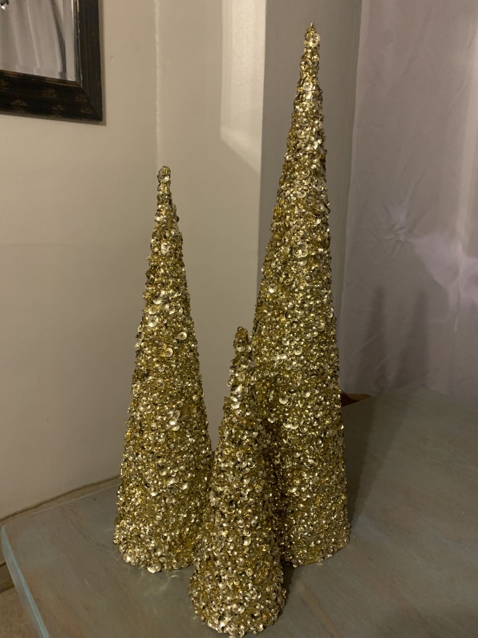 Gold Christmas decor