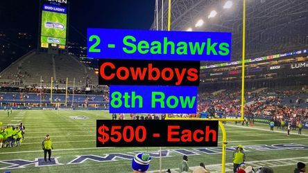 Seahawks Cowboys Tickets