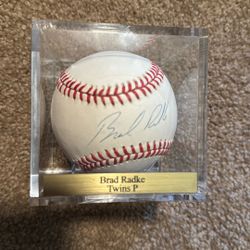 Brad Radke Autographed Baseball 