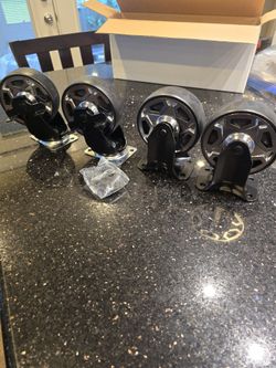 4-1/2 Chrome Casters