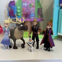 Frozen Action Figure Set Elsa Anna Kristoff Sven Olaf 