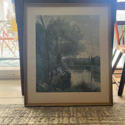 Art by Jean Baptist Corot- The Bridge at Mantes) or The Bridge of Mantes.