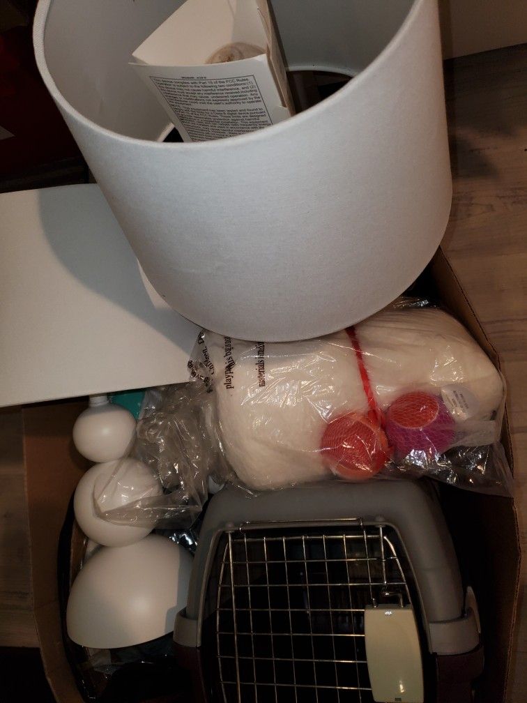 Box Of Mixed Household Goods-Open Box. MSRP $100+