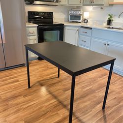 Small Black Dining Table Excellent Condition