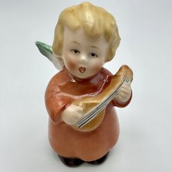 Vintage Rare GOEBEL Full Bee in a V Mark Ceramic Angel Figurine Germany SACRART