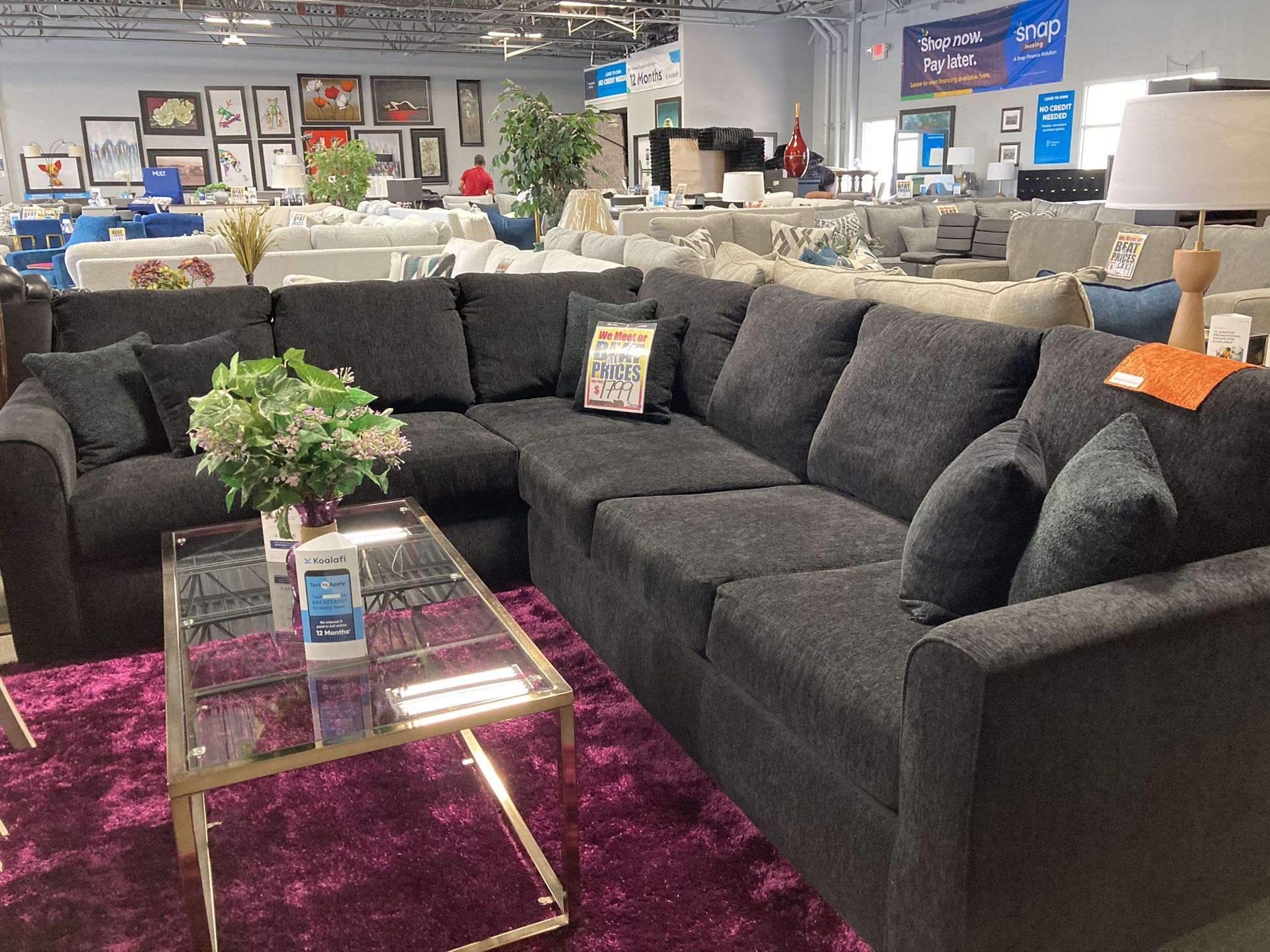 MEMORIAL DAY STARTS NOW💜❗️cozy customizable sectional🖤✨ $1,699