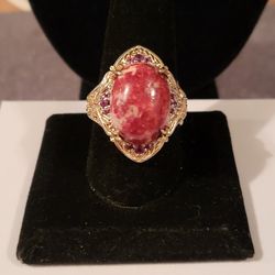Genuine Thulite Ring