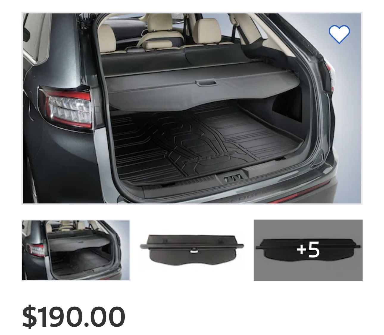 VW Tiguan Trunk Cover.