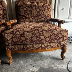 Two Ethan Allen Fairfax Chairs 
