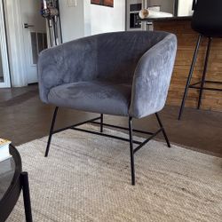 Velvet Arm Chair