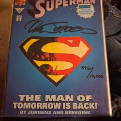 Autographed Reign Of Supermen Comic