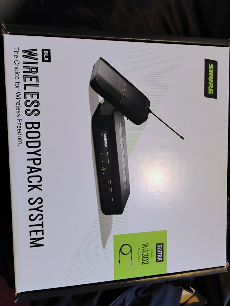 Wireless Body Pack System For Guitar