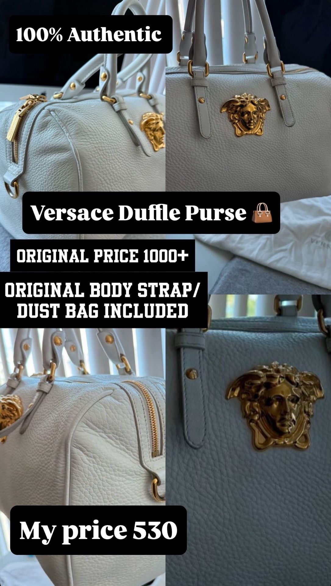 Versace Women’s Duffle Purse