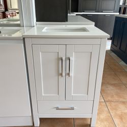  NEW ~ Modern PVC Bathroom Vanity - 24 inches