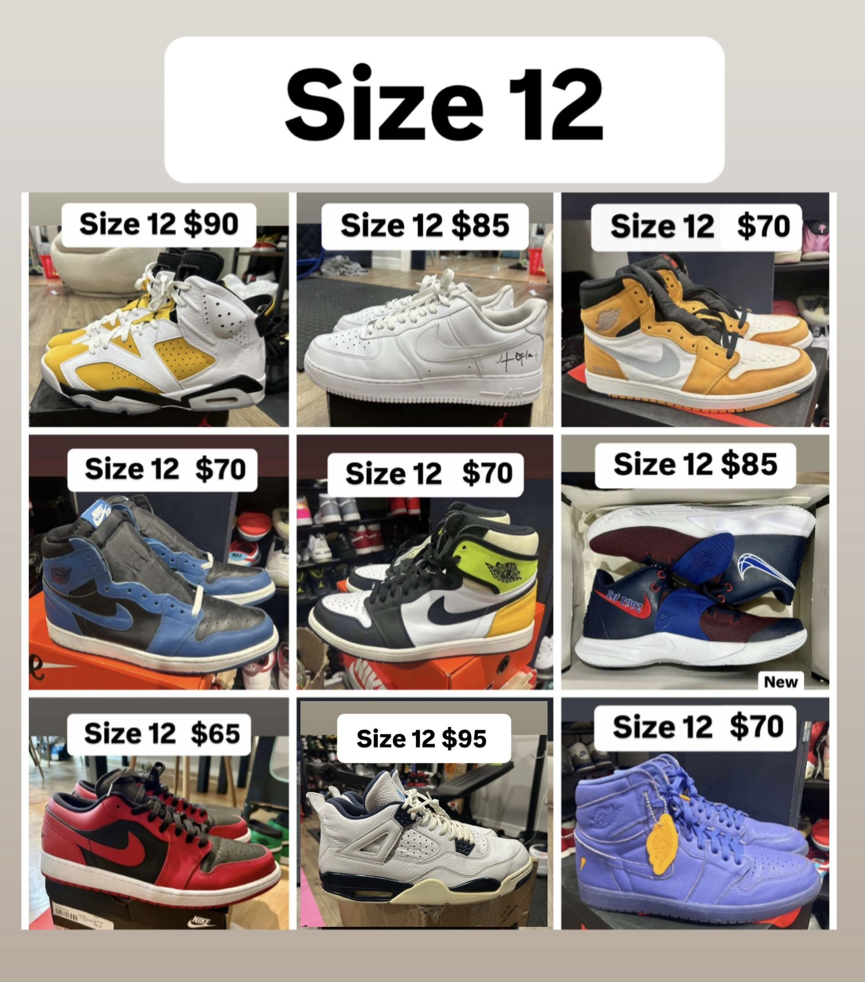 Jordan’s Nikes Size 12 Men Deals