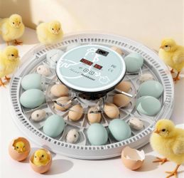 MeeF Egg Incubator for Hatching 28 Eggs, Auto Flip, Independent Atomizing Humidifier, with Duck and Goose Egg Trays