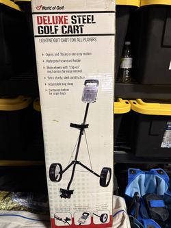 World Of Golf - Deluxe Steel Golf Cart