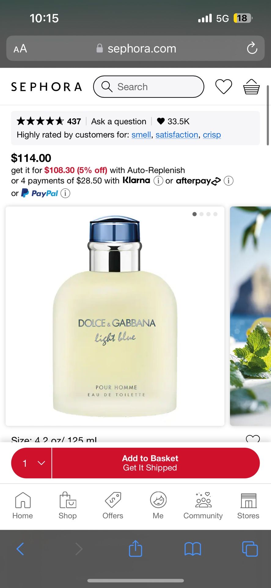 Dolce & Gabbana Light Blue