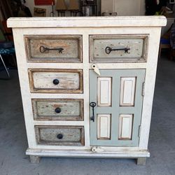 Rustic Storage Cabinet Farmhouse Furniture 