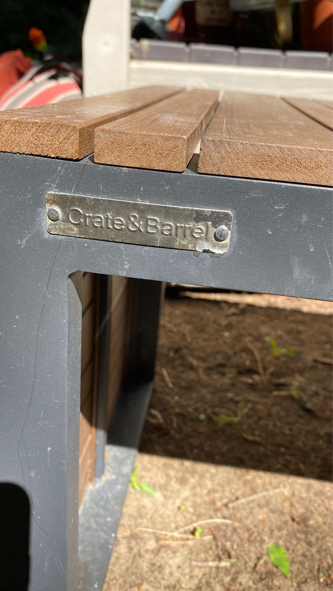 Crate and barrel patio side tables for Sale in Medfield, MA OfferUp