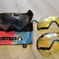 Used VonZipper Adult Snow Boarding Goggles