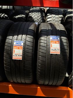 2 Michelin used tires 255/45/20