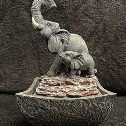 Gray Elephant Home Decor Piece