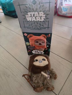 Star Wars Cosbi Plush Keychain Lumat Hot Toys Ewok Series 2 Disney Blind Box