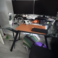 Glass Desk