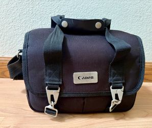Used canvas Canon camera bag