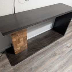 Brand New! 🎄🎁 Gorgeous Camlett 58 in. Brown Rectangle Solid & Heavy Wood Console Table