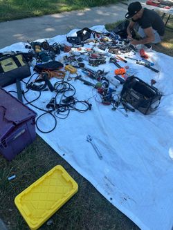 Yard sale mostly tools