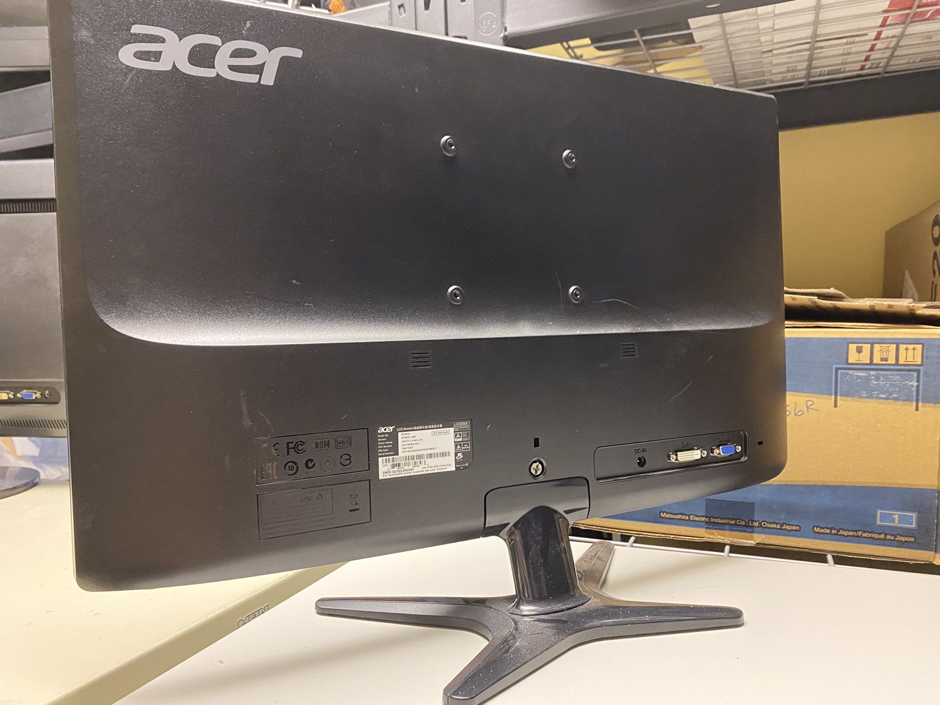 Acer G246HL Abd 24-Inch Screen LED-Lit Monitor, Black for Sale in Bellevue,  WA - OfferUp