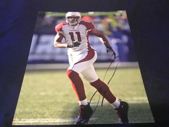 Larry Fitzgerald signed 8x10 photo NFL Arizona Cardinals Kyler Murray autographed