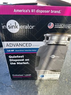 InSinkErator Evolution 1.0HP Advanced Series Garbage Disposal - NEW