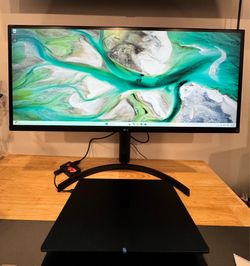 LG 34” Wide monitor
