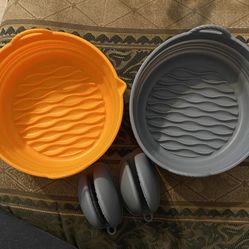 New Silicone Collapsible Air Fryer/Crockpot Liners