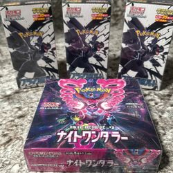 4 Brand New Sealed Japanese Pokemon 