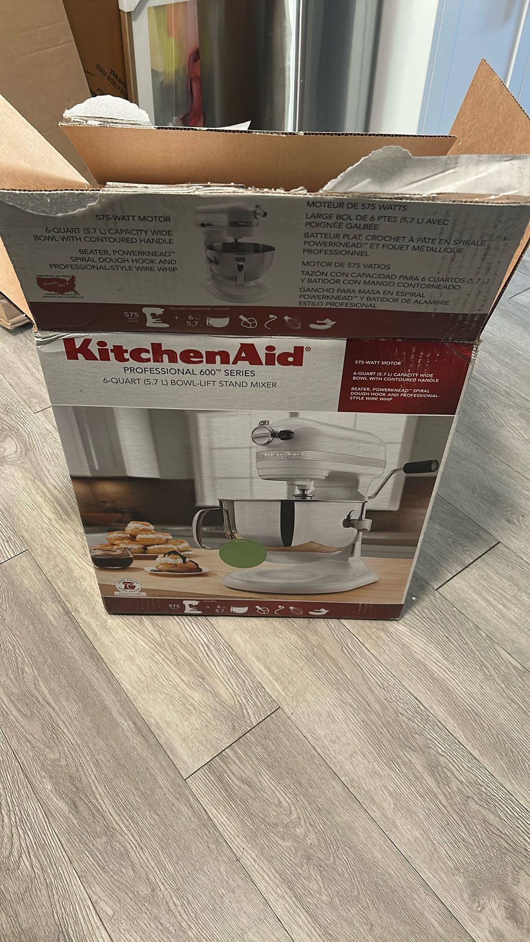 Green kitchenaid professional 600 6 quart