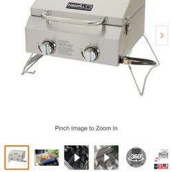 Nexgrill

2-Burner Portable Propane Gas Table Top Grill in Stainless Steel