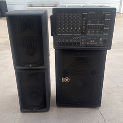 Full Yamaha PA system