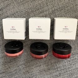 Chanel Red Camellia Lip And Cheek Balms 