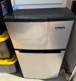 Magic Chef stainless steel mini fridge